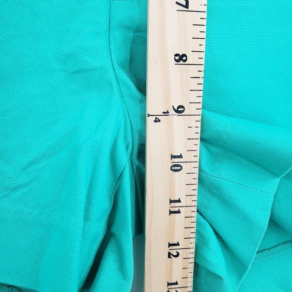 Banana republic turquoise hampton chino Shorts womens 14 pockets 4" inseam - Picture 7 of 10
